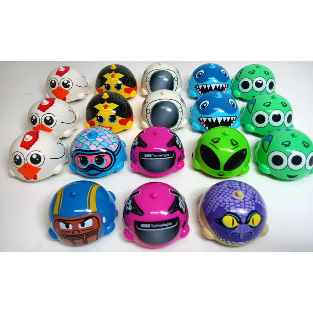 Roller Botz Collectible Slide Racing Toy (Lot Of 18) Fidget Toy